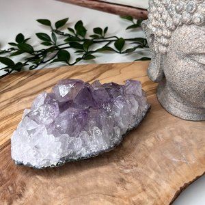 Unique Amethyst Geode Cluster Healing Freeform Decor